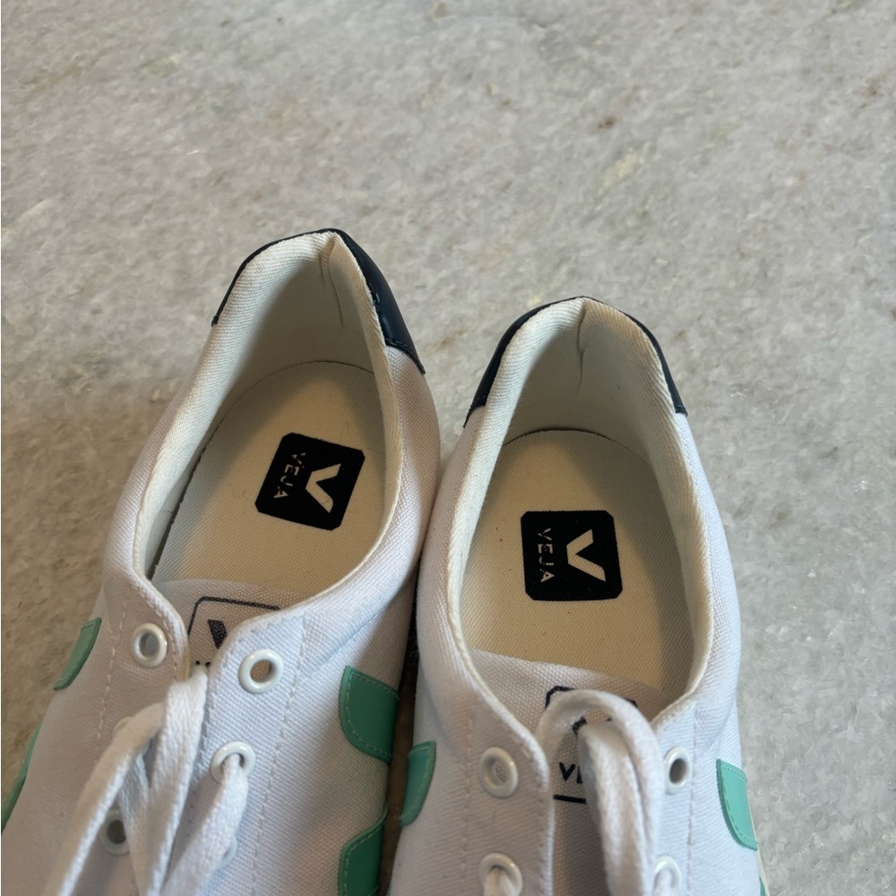 Womens VEJA Esplar SE 'White Turquoise Nautico' New Size 11 - Picture 9 of 10
